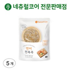 네츄럴코어 전복죽, 50g, 5개, 연어