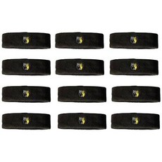 Brain-Pad Protective Headband-Pack of 12 (Black)