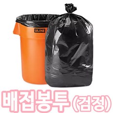 검정 쓰레기봉투 배접봉투, 60매, 80L 대