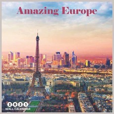 (영문도서) Amazing Europe 2021 Wall Calendar: Beautiful Europe Cities- 2021 Calendar - glossy finish Paperback, Independently Published, English, 9798566042664