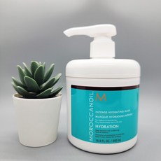 Moroccanoil 모로칸오일 인텐스 하이드레이팅 헤어 마스크, 500ml Hair Mask + Pump