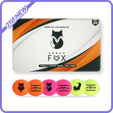어반폭스 비비드 칼라 캐릭터 골프공 30개 1박스 - 21년 버디 에디션 3칼라