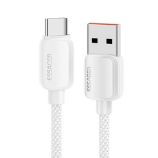 Essager USB C타입 고속 충전 케이블, 2개, 흰색, 2m