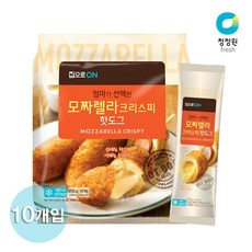 [집으로온] 집으로ON 모짜렐라 크리스피 핫도그 850g (10개입), 상세 설명 참조