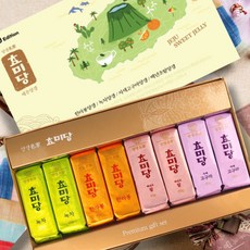 효미당 제주 양갱 (45g X 8개입360g)청정 제주의 자연을 담은 맛있는 양갱 제주기념품 녹차 한라봉 팥 자색고구마 프리미엄 간식 답례품 기념일 휴대용 커피 에너지, 360g, 5세트