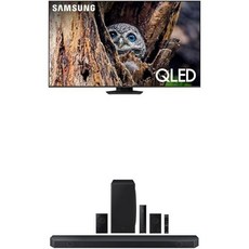 삼성 55인치 클래스 QLED 4K Q80D 시리즈 퀀텀 HDR 스마트 TV QN55Q80D 2024 모델 Q800D 5.1.2ch 사운드바 w무선 돌비 애트모스 오디오 Q심포