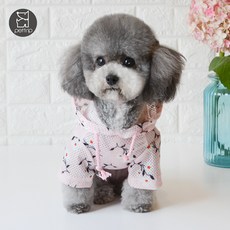 강아지옷 강아지 자외선차단옷 봄여름 애견옷 소형견 강아지 옷 여름통기성 다리두개 고양이 푸들, C01-등길이 20가슴둘레 30
