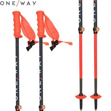 원웨이 길이조절 카본 스키폴 2324 Oneway RD CARBON VARIO (90-120cm)