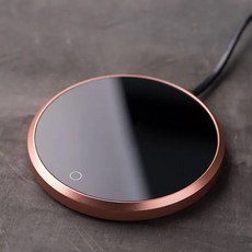 머그워머 보온컵받침 머그컵워머 전기 커피 컵 워머 우유 물 차 코코아 홈 오피스 데스크 사용 음료 난방 플레이트 8 시간 자동 차단, Pink (No Cup), Pink (No Cup)