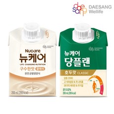 뉴케어 구수한맛 15팩 + 당플랜 호두맛 15팩 / 200ml 일반식 식사대용식 당zero 맛있는 당뇨식 당뇨영양식, 1개
