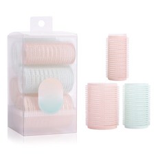 6pcs/세트 헤어 롤러 컬러 컬러 앞머리 여자를위한 자체 접착성 헤어 볼륨 머리카락 컬링 스타일 도구 DIY 메이크업 도구