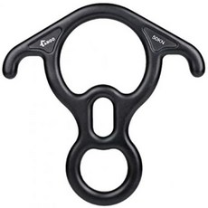 [아마존베스트]Azarxis 50KN Rescue Figure 8 Descender Large Bent-Ear Belaying and Rappelling Gear D