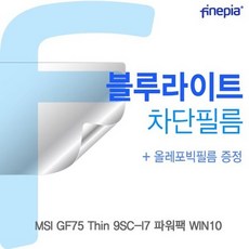 MSI GF75 Thin 9SC-I7 파워팩 블루라이트차단 필름, 1