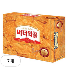 크라운 버터와플 과자, 632g, 7개