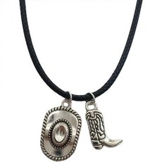 [관부가세포함] Western Necklace for Women Men Cowboy Cowgirl Hat B