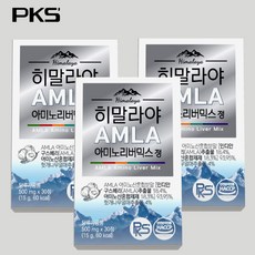 PKS' 숙취해소제 숙취해소 특허물 아미노리버믹스 500mg, 3개, 30정
