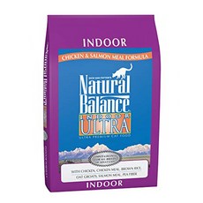  내추럴발란스 인도어 울트라 닭고기 연어 포뮬라 드라이 캣푸드, 닭, 6.8kg, 1개 