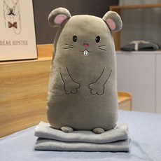 대형쿠션 쿠션담요 자양용 사무실 휴식베게 침대쿠션 빅쿠션 긴쿠션 측면수면 분리세탁, C09-회색쥐