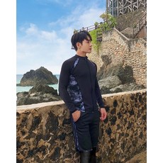 휴양지룩 커플래쉬가드 워터레깅스 스윔웨어 호텔수영복 집업래쉬가드 긴팔