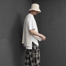 남자옆트임니트조끼