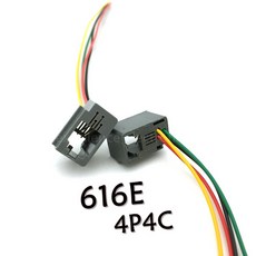 rj45 랜 커플러 연장 분배기 2개 RJ11/RJ12/ 616E 623k 641D 암 어댑터 소켓 인터넷 전화 용 케이블 15cm, 03 623K6P4C