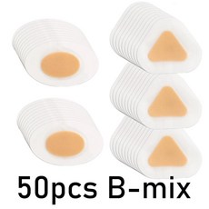 발 뒤꿈치 보호대 관리 신발 쿠션 스티커 물집 방지 삽입물 보호, 9.50pcs B-mix