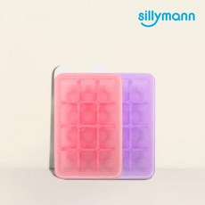 [실리만] 실리콘 이유식 트레이 12구(30ml) WSB811, 연핑크, 1개
