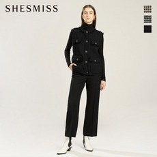 폴앤조트위드배색양모베스트