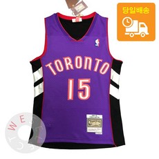 [당일배송] NBA 1999-00 토론토 랩터스 빈스 카터 하드우드클래식 스윙맨 져지 유니폼