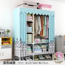 블라인드행거 커튼옷장 테트리스 행거 원룸 인테리어 행거 110x175cm, B
