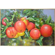 홍사과보석십자수