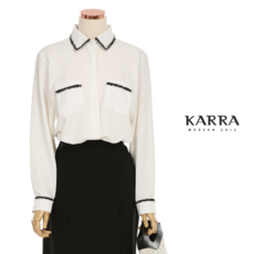 트위드블라우스