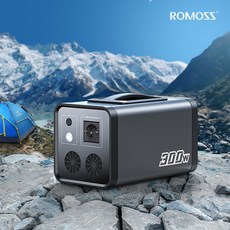 로모스 R300 캠핑용 파워뱅크 220V 대용량 배터리 300W 81600mAh