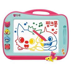 미미월드 알록달록 핑크퐁 칼라칠판 자석보드, 혼합 색상, 1개