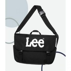 [국내매장정품] 리 LEE 트위치 로고 코듀라 메신저백 블랙 LE2501BG24BK 108843, FREE