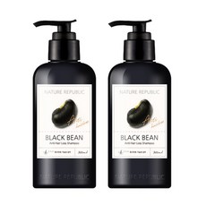 네이처리퍼블릭 블랙빈 안티 헤어로스 샴푸, 2개, 300ml