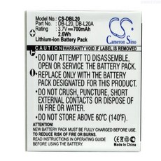 Sanyo Xacti E60 C1 C4 C5 C6 CA8 J4 CG65 E6 E7 CG6 CG9 CA8 DB-L20A 카메라 배터리 3.7V, 01 700mAh Battery