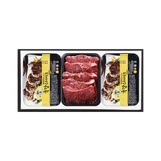 횡성 선물세트 한우 떡갈비 소고기 로스 구이세트 명절선물 3호, 한울누리 갈비혼합세트 3호