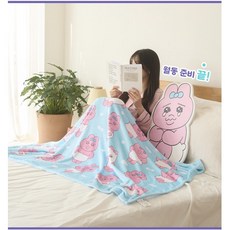 빤쮸토끼 굿즈 포근한 극세사 담요 2종