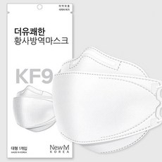 브랜드없음 국산 숨쉬기편한 뉴엠 더 상쾌한 KF94 마스크 100매, 100매입, 1세트, 화이트