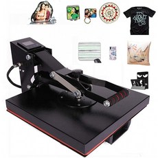 CO-Z Heat Press Machine Platen 승화 기계 T 셔츠 전송기 의류 티셔츠 마우스패드 폰 케이스 토트백 베개 케이스 코스, 단일옵션