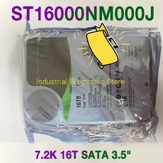 ST16000NM000J 엔터프라이즈 하드 디스크 7.2K 16T SATA 3.5 인치 스토리지 - st16000nm000j