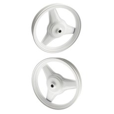 QDY Yamaha PW50 흰색 Φ 275 mm 너비 55 mm 용 2 조각 오토바이 림 프론트 림 리어 림 교체 림