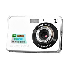 Andoer XD-K09 디지털 카메라 미니 포켓 18MP 2.7 인치 LCD 화면 8배 줌, 은
