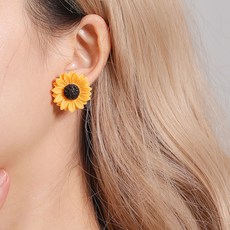 해바라기귀걸이