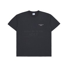 [매장정품 출고] 아크메드라비 BASIC LOGO SEASON2 SHORT SLEEVE T-SHIRT CHARCOAL-베이직시즌2반팔 여름 프린팅 남녀공용 기본 티셔츠 그래픽 반팔