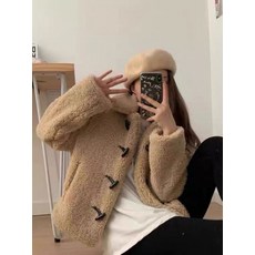 자라 ZARA st 폴라플리스 뽀글이 양털 퍼 점퍼 숏 자켓