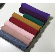 다이마루 30수 면 기모스판원단 17컬러, 연청색