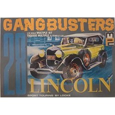 MPC # 6173 Gangbusters 28 Lincoln Sport Touring by Locke 125 Scale Plastic Model Kit Needs Assembl, One Color_One Size, One Color_One Size, One Color
