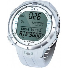 Oceanic OCi Wireless Dive Watch 컴퓨터 - 스쿠버 다이빙 전용 - 흰색 : 스포츠 &amp; 아웃도어, 단일옵션, 단일옵션